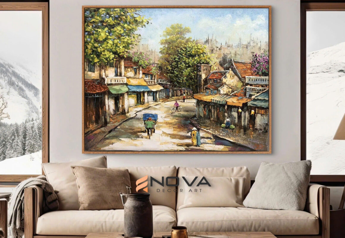 tranh phong cảnh Canvas