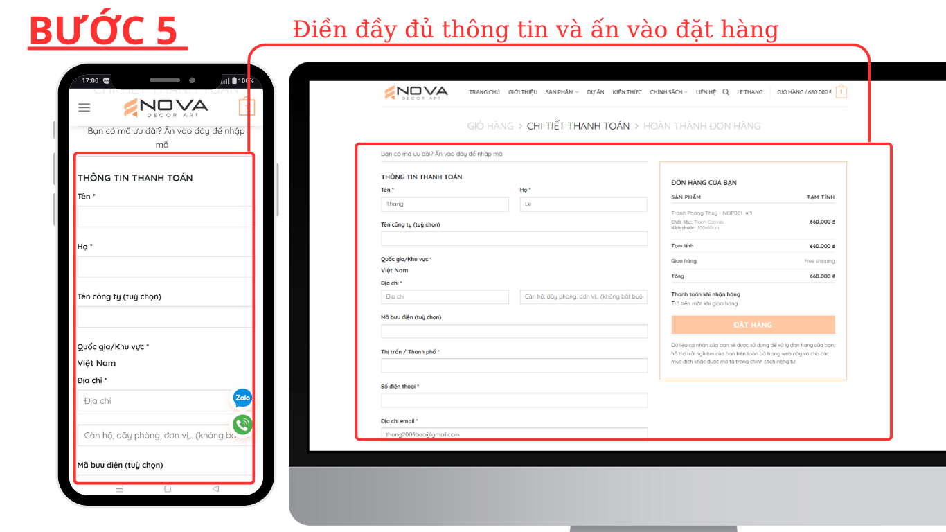 Mua tranh canvas tại NOVA