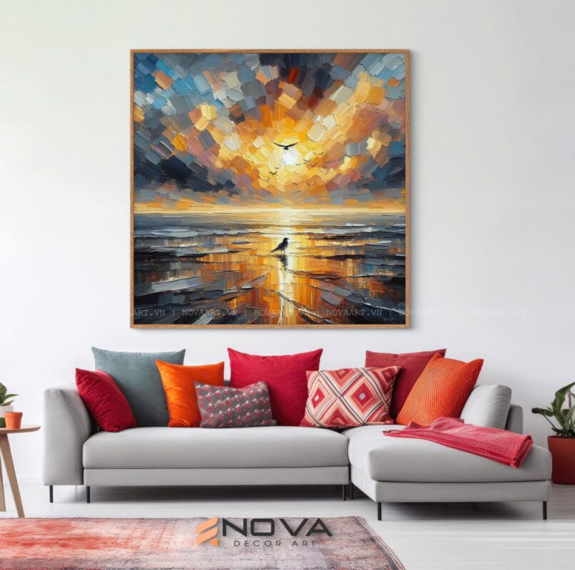 tranh canvas tại hà nội  - tranh phong cảnh