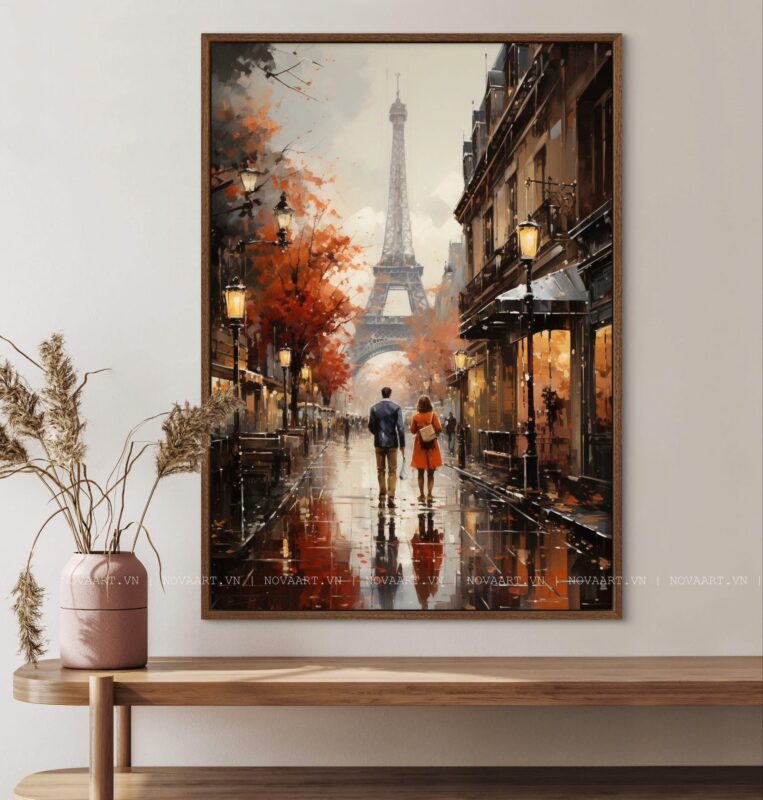 tranh canvas decor - tranh phong cảnh
