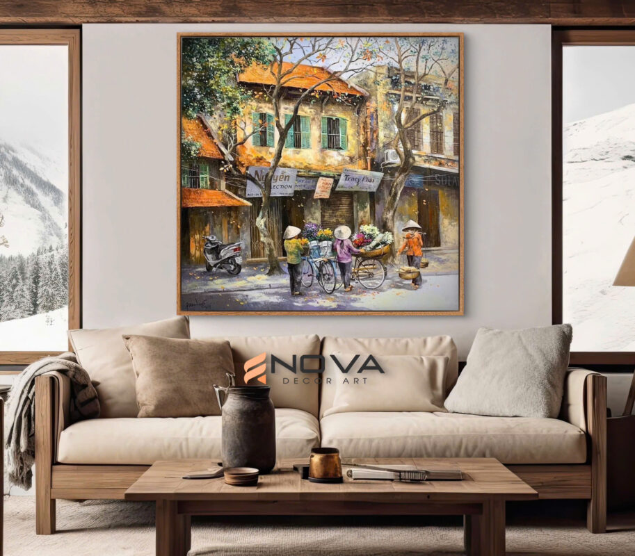 tranh phong cảnh - tranh canvas tại Hà Nội