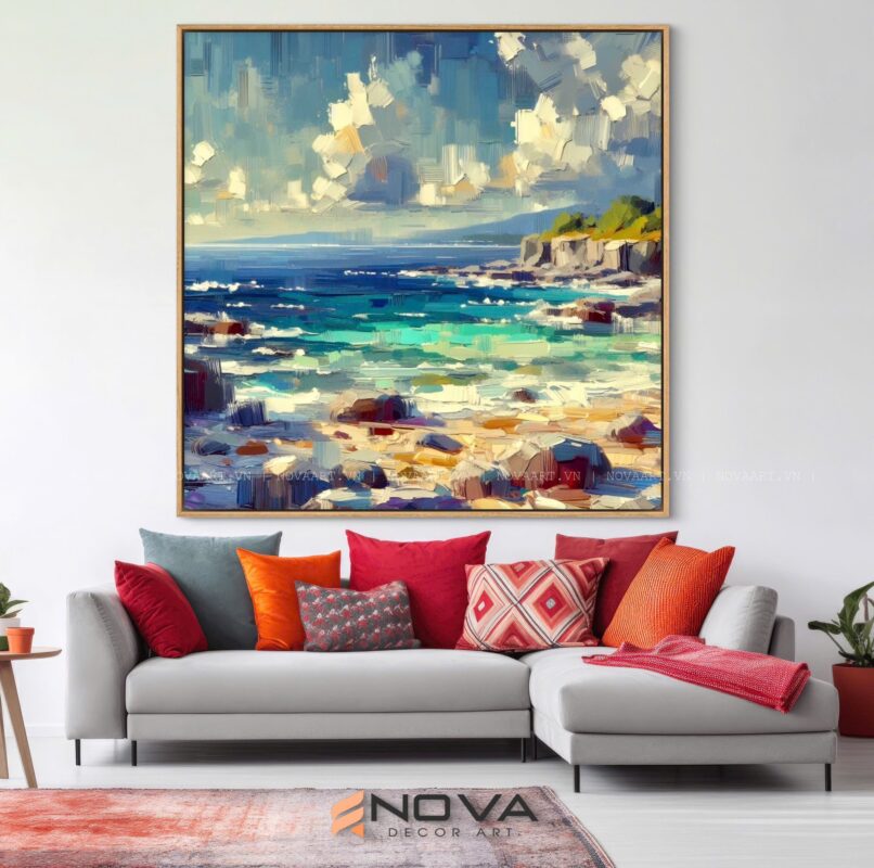  tranh canvas trừu tượng - phong cảnh