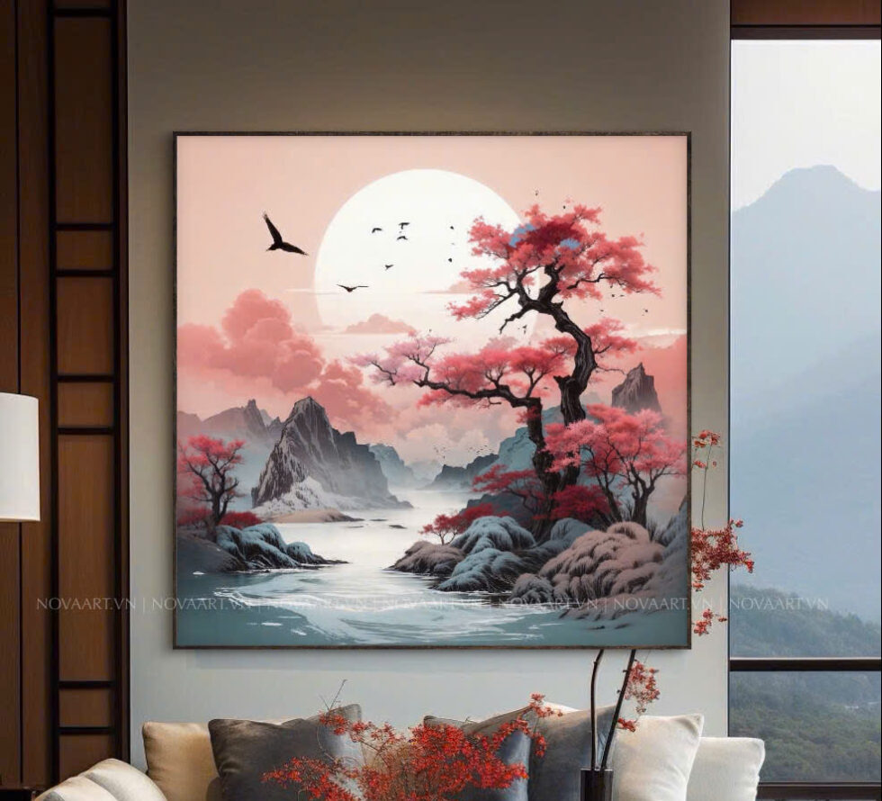 Nguyệt hồng hạ sơn
