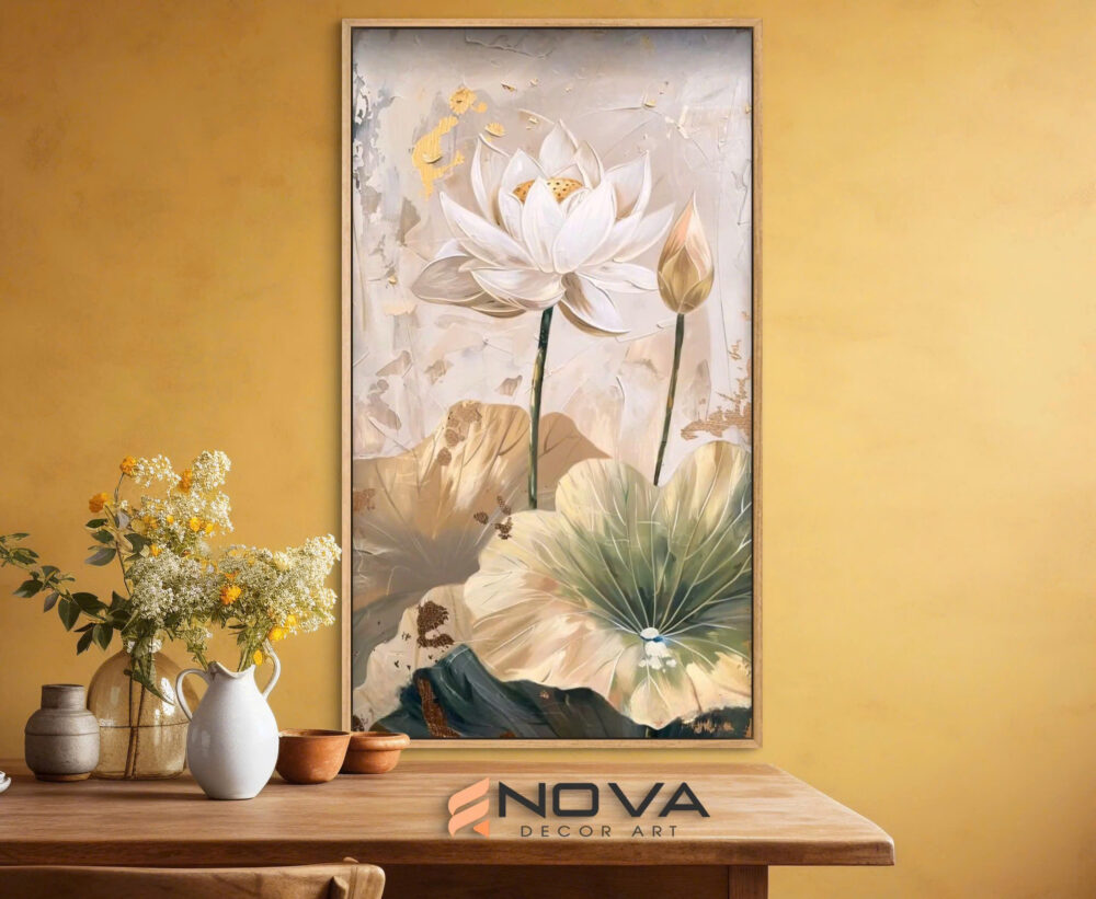 Tranh Hoa Sen - NOS014