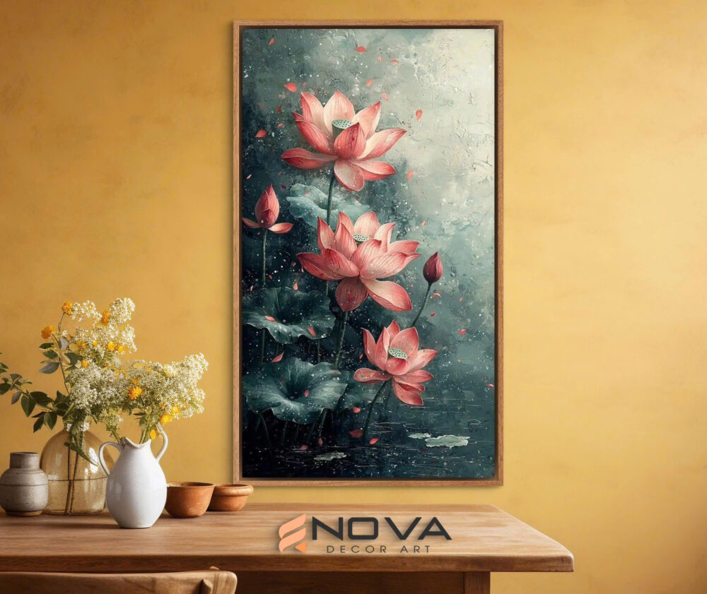 Tranh Hoa Sen - NOS017