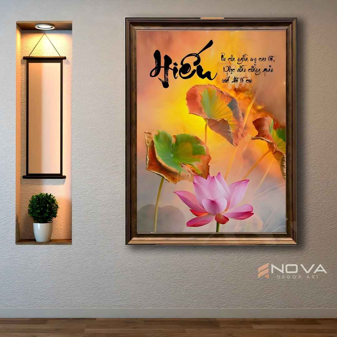 Tranh Hoa Sen - NOS023