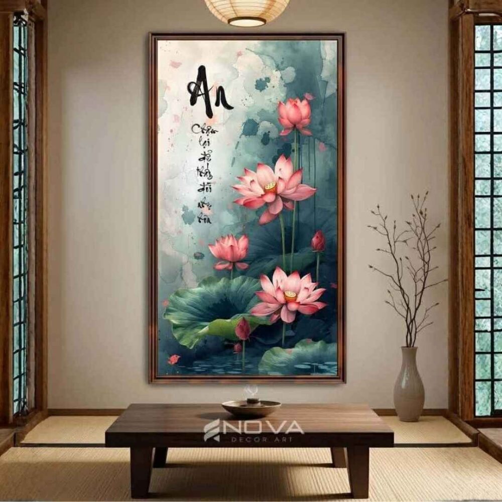 Tranh Hoa Sen - NOS021