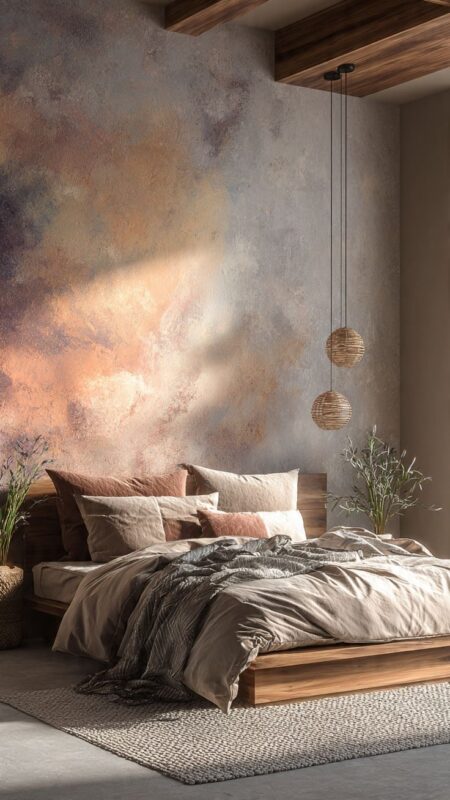 sơn tường hiệu ứng - hiệu ứng chuyển màu  