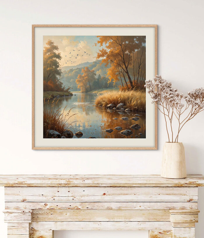 Tranh Phong Cảnh - Chiều Thu NOA001