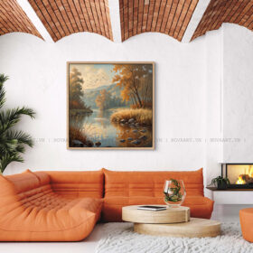 tranh khách sạn đẹp - tranh phòng tiếp tân