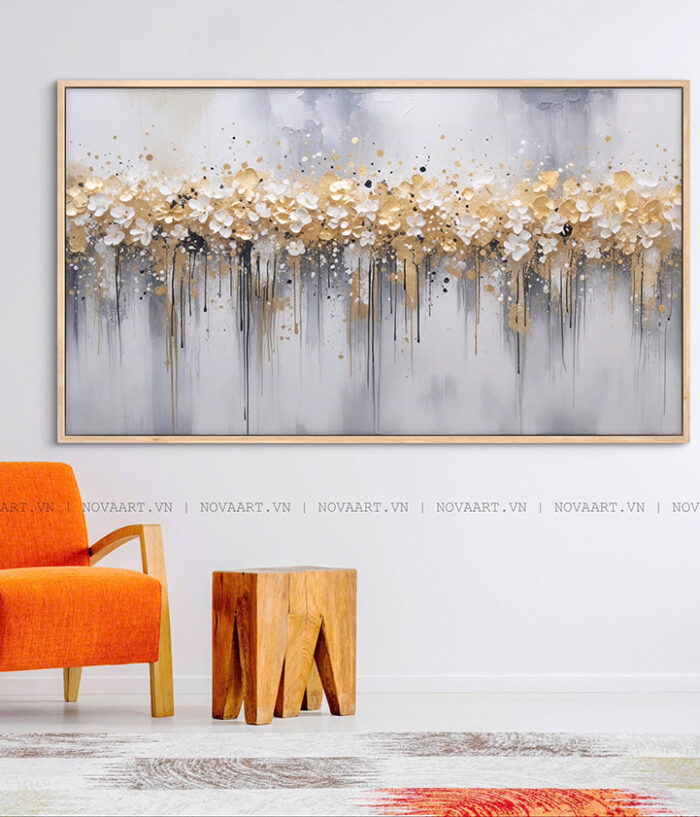 Tranh Trường Tượng - Dải Hoa 3D NOH002