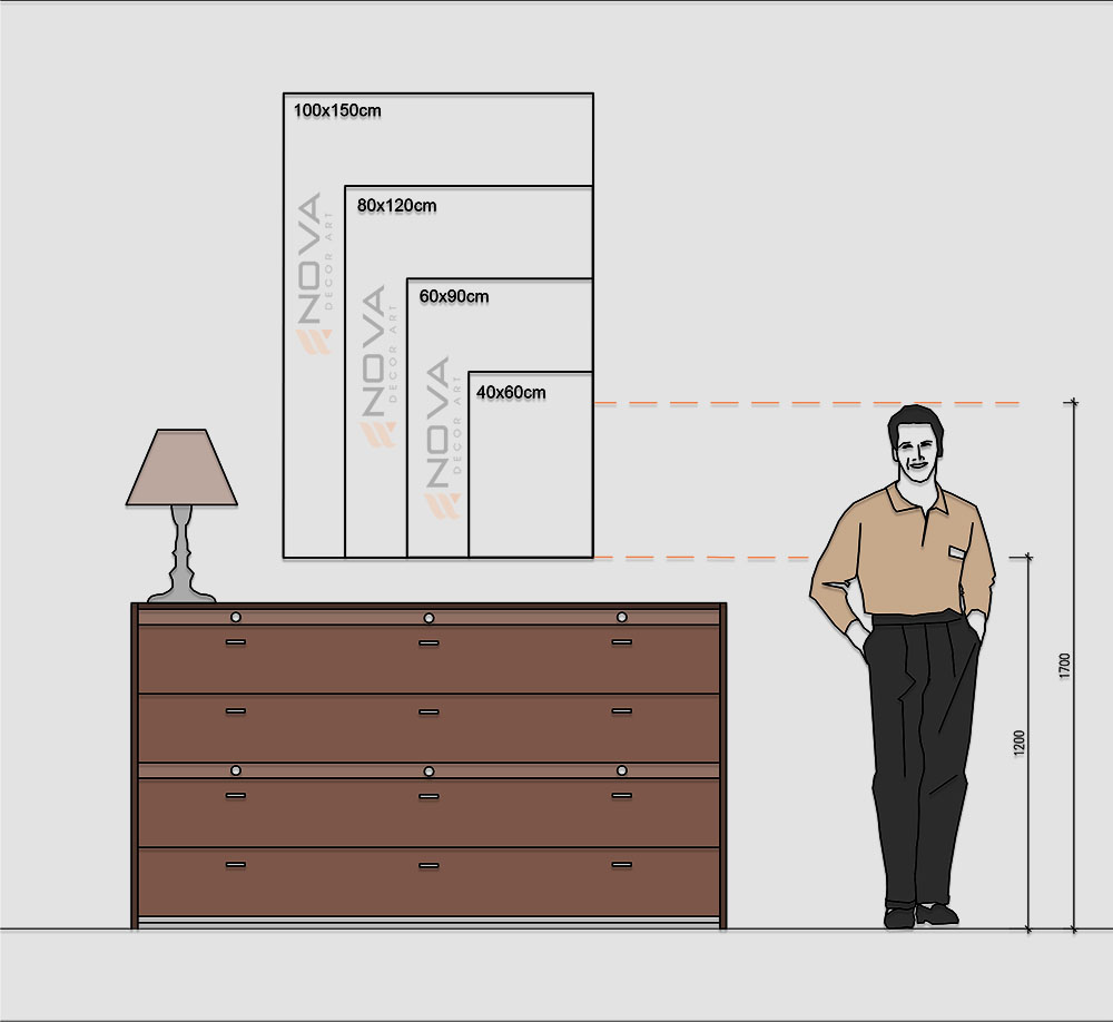 Kích thước 60x90cm -Model Tủ đồ phòng thờ_