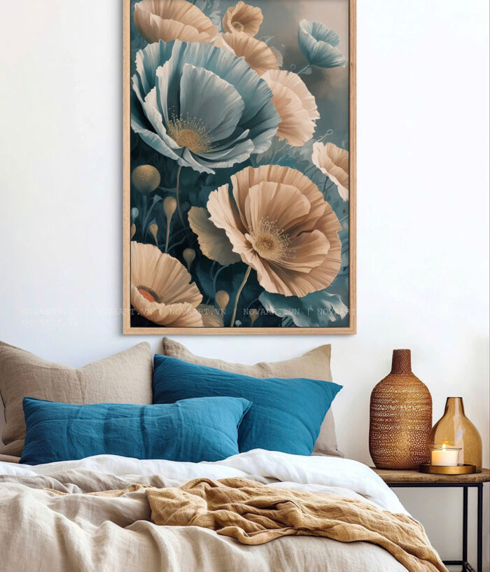 Tranh Hoa Anh Túc- NOH006