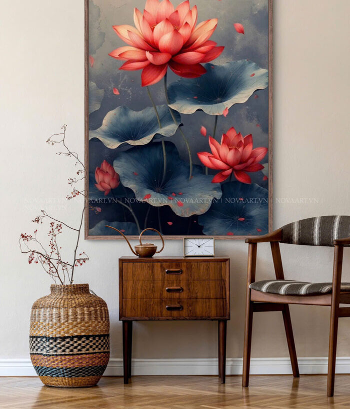 Tranh Hoa Sen - NOS005