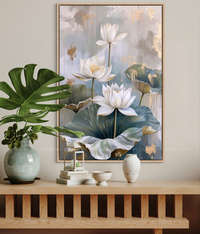 Tranh Hoa Sen - NOS001