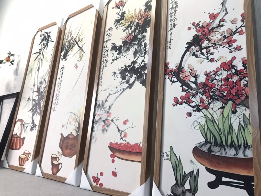 tranh tứ thụ