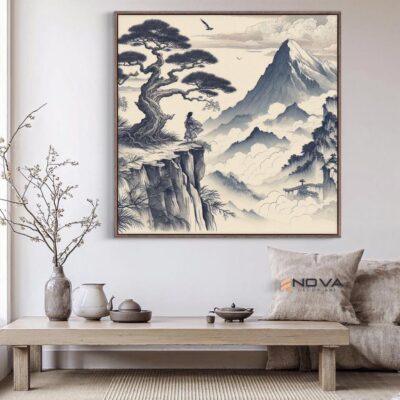 tranh treo tường canvas , phòng trà