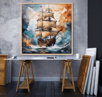 in tranh theo yêu cầu - phòng lam viêc