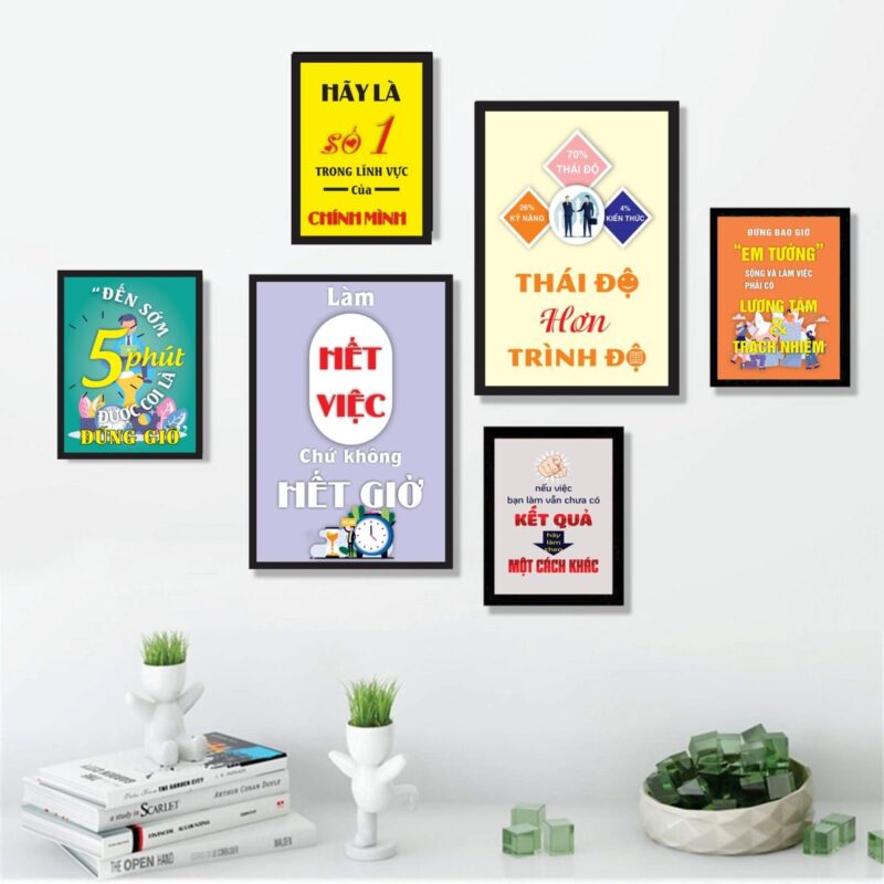 tranh canvas trang trí văn phòng