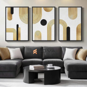 Tranh dòng chảy vàng