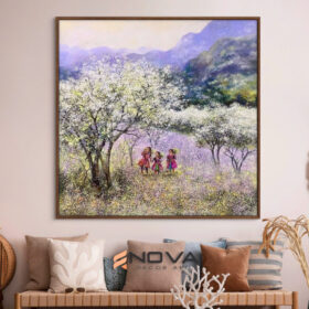 tranh ký ức mùa mận