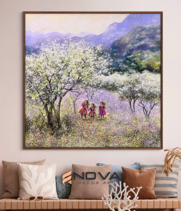 tranh ký ức mùa mận