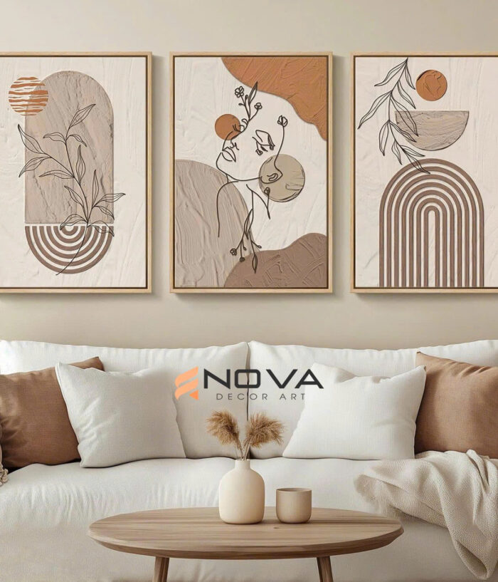 tranh Gương mặt đất