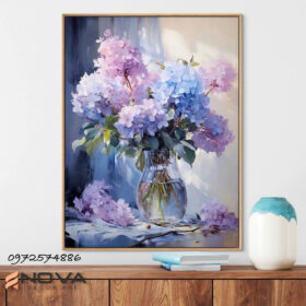 tranh cẩm tú cầu mộng mơ