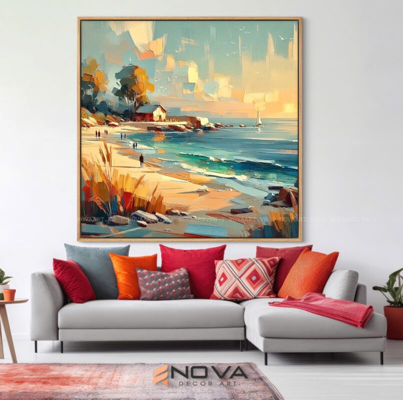 tranh canvas decor- tranh trừu tượng