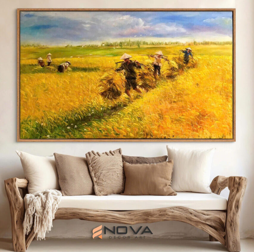 tranh phong cảnh đồng quê