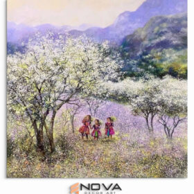 tranh ký ức mùa mận