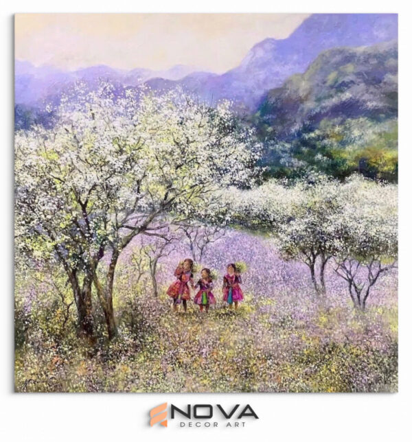 tranh ký ức mùa mận