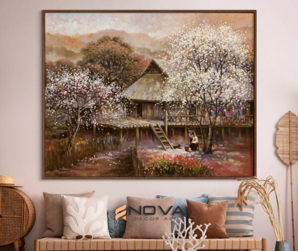 tranh mùa ban tây bắc