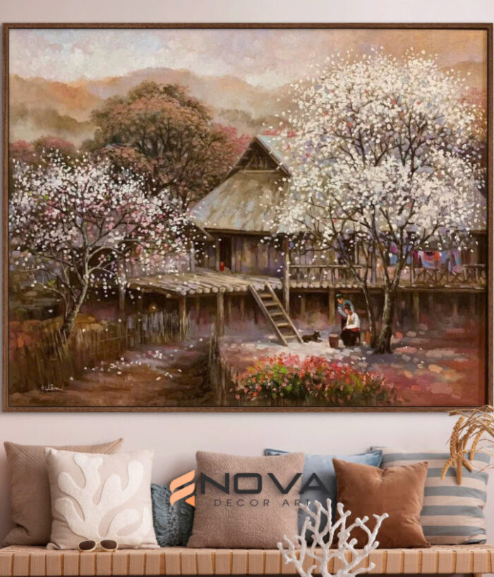 tranh mùa ban tây bắc