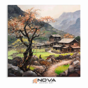 tranh sắc xuân miền sơn cước