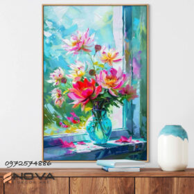 tranh sen thoảng hương