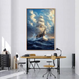 Tranh Hướng tới bình minh 1