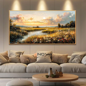 Tranh Thảo Nguyên Bình Minh