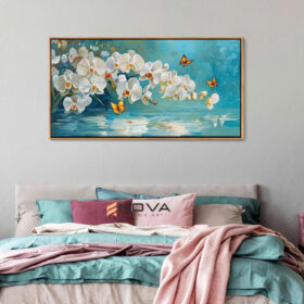 Tranh ánh lan trắng