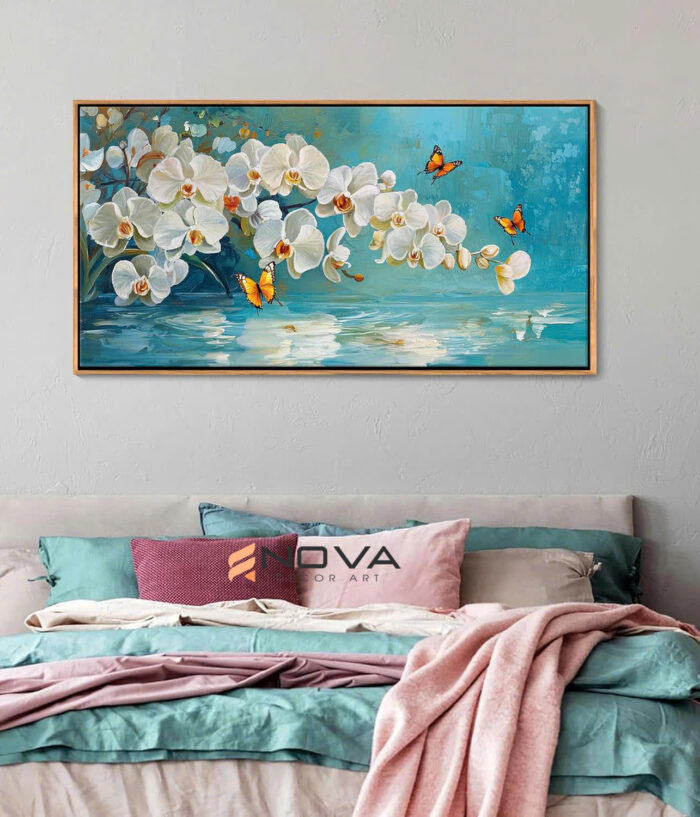 Tranh ánh lan trắng