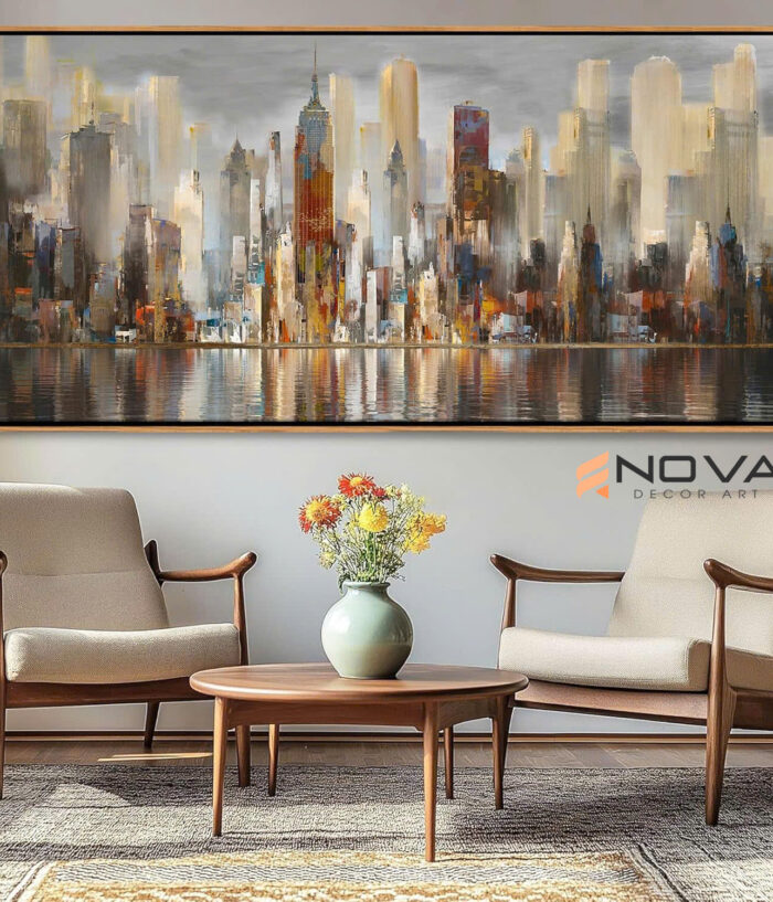 thành phố mơ hồồ- tranh phong cảnh