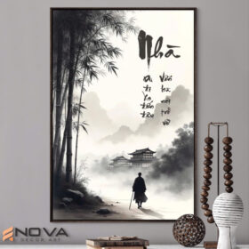 thư pháp chữ nhà