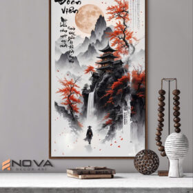 tranh thư pháp Đoàn Viên