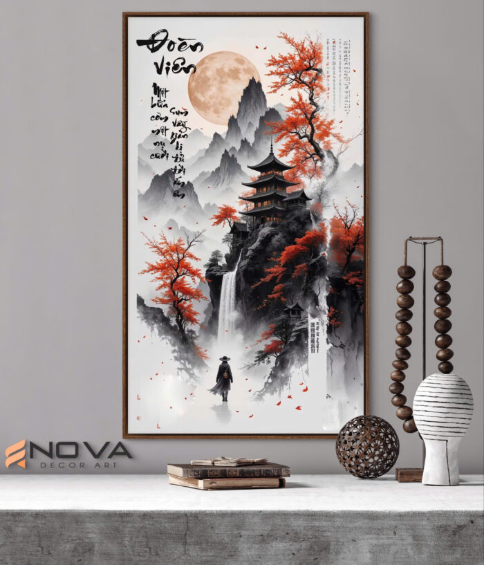 tranh thư pháp Đoàn Viên