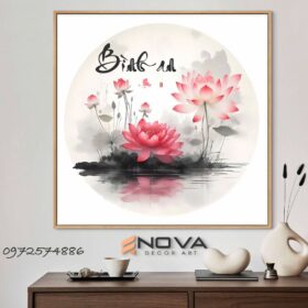 Tranh Hoa Sen - NOS010
