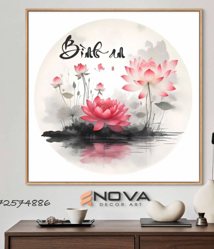 Tranh Hoa Sen - NOS010