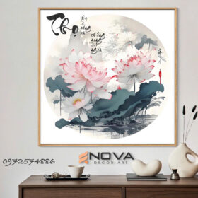 Tranh Hoa Sen - NOS011 Tranh Hoa Sen - NOS011