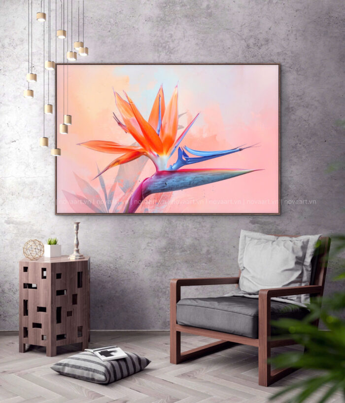 tranh hoa nhiệt đới - NOH018