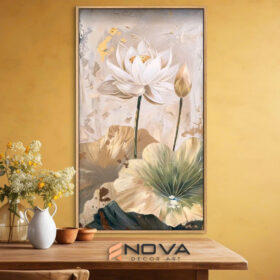 Tranh Hoa Sen - NOS014 Tranh Hoa Sen - NOS014