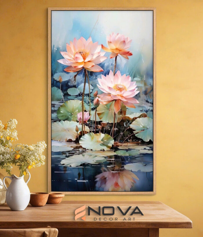 Tranh Hoa Sen - NOS016